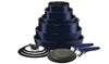 T - Fal Ingenio Expertise Nonstick 14 - Piece Cookware Set, Induction Oven Safe up to 500F, Detachable Handle, Onyx Black
