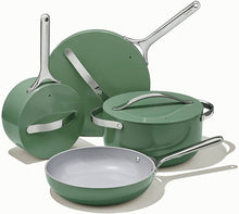 Load image into Gallery viewer, Caraway Non-Toxic Ceramic Non-Stick Cookware 7-Piece Set - Sage