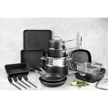 Load image into Gallery viewer, Granitestone 22-Piece Non-Stick Aluminum Cookware Set with Utensils