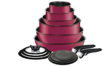 Load image into Gallery viewer, T - Fal Ingenio Expertise Nonstick 14 - Piece Cookware Set, Induction Oven Safe up to 500F, Detachable Handle, Onyx Black